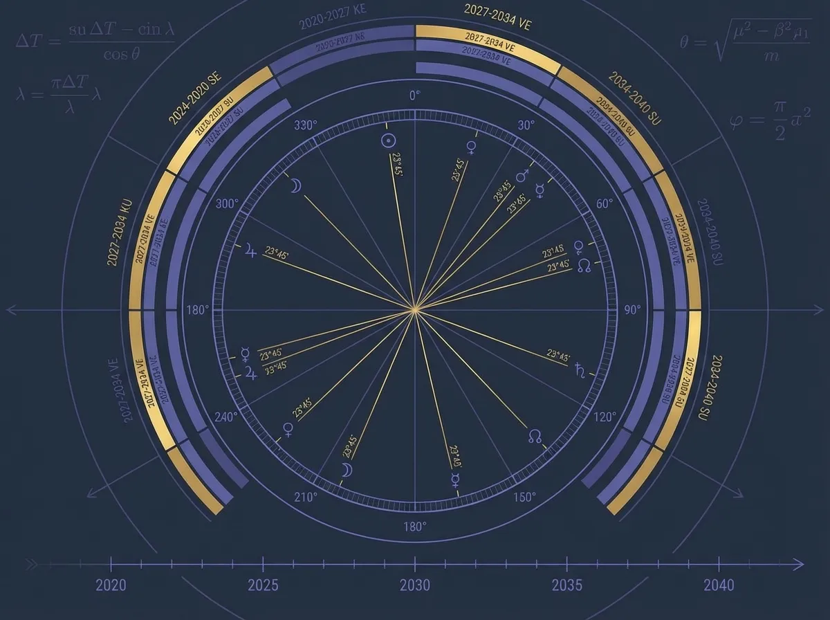 DashaClub - Intricate cosmic patterns representing Vedic astrology precision.